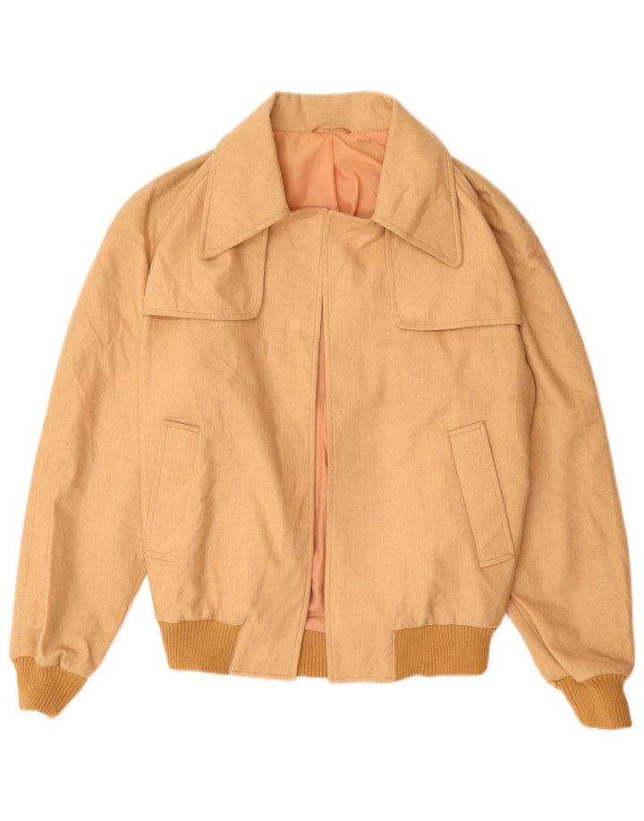 VINTAGE Damen 2-teiliges Set UK 12 Medium W28 L34 Beige