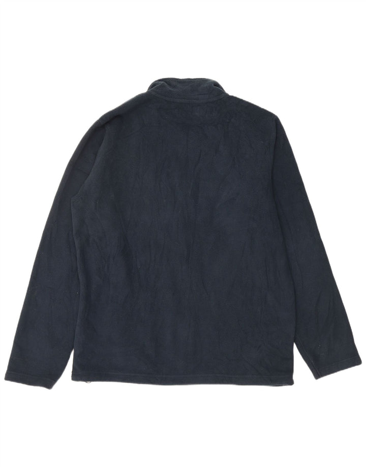 BRUGI Mens Fleece Jacket UK 44 2XL Navy Blue Polyester