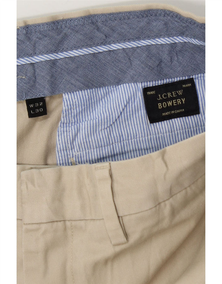 J. CREW Herren BOWERY Slim Chinohose W32 L30 Beige Baumwolle