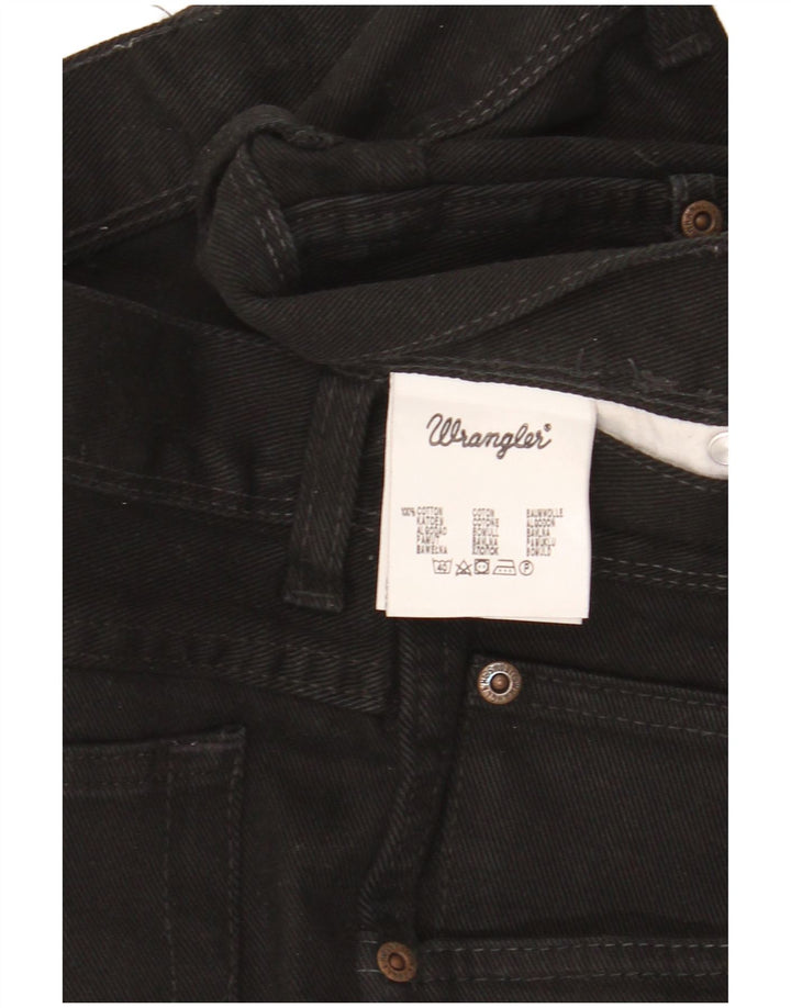 Wrangler Herren-Jeans mit normaler Passform, gerade Passform, W38, L30, schwarze Baumwolle