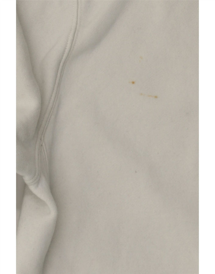NIKE Mens Hoodie Jumper Medium White Cotton Vintage Nike and Second-Hand Nike from Messina Hembry 