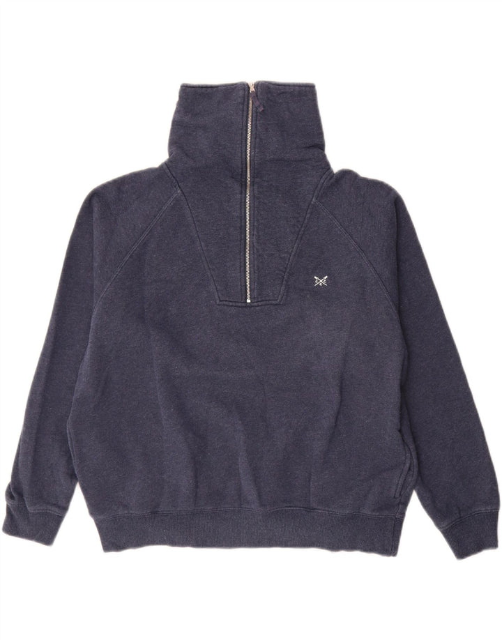 CREW CLOTHING Damen-Sweatshirt in Übergröße, Gr. 10, Marineblau