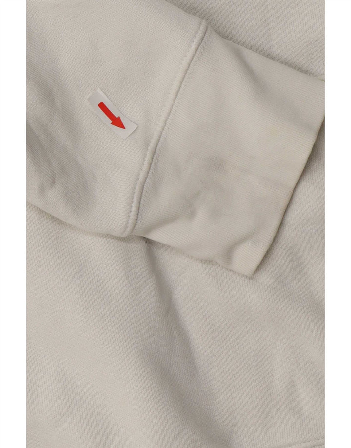 Levi's Herren-Pullover mit grafischem Kapuzenpullover, groß, aus weißer Baumwolle