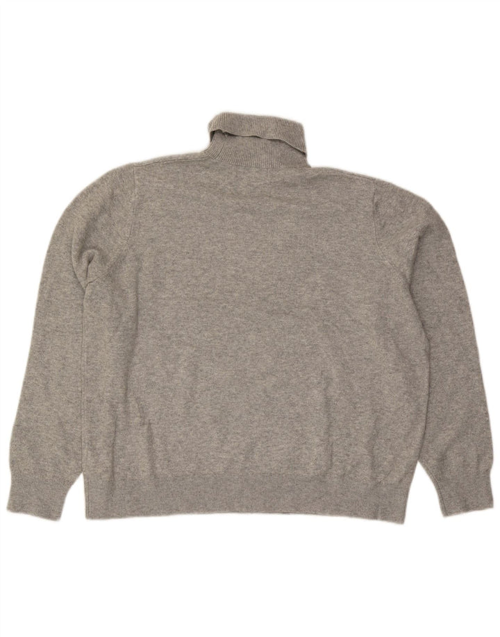 Marks & Spencer Damen-Pullover mit Rollkragen, Gr. 40, Größe L, Grau meliert