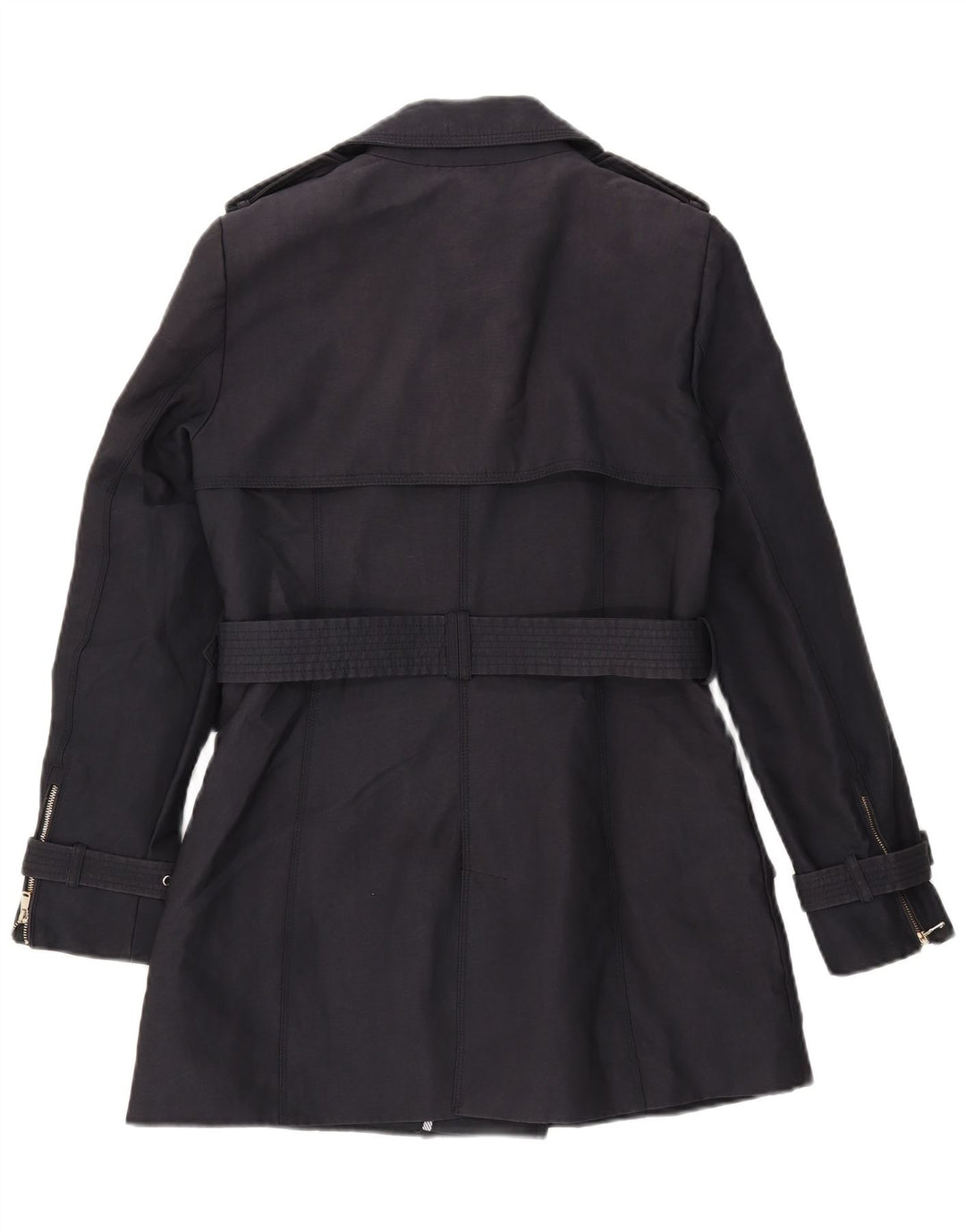 Zara Damen Trenchcoat UK 12 Medium Marineblau