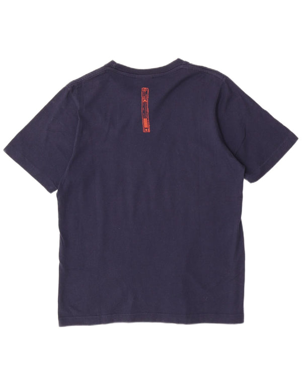 Nike Herren-T-Shirt mit Grafik, UK, Größe 36/38, Größe S, Marineblau, Baumwolle