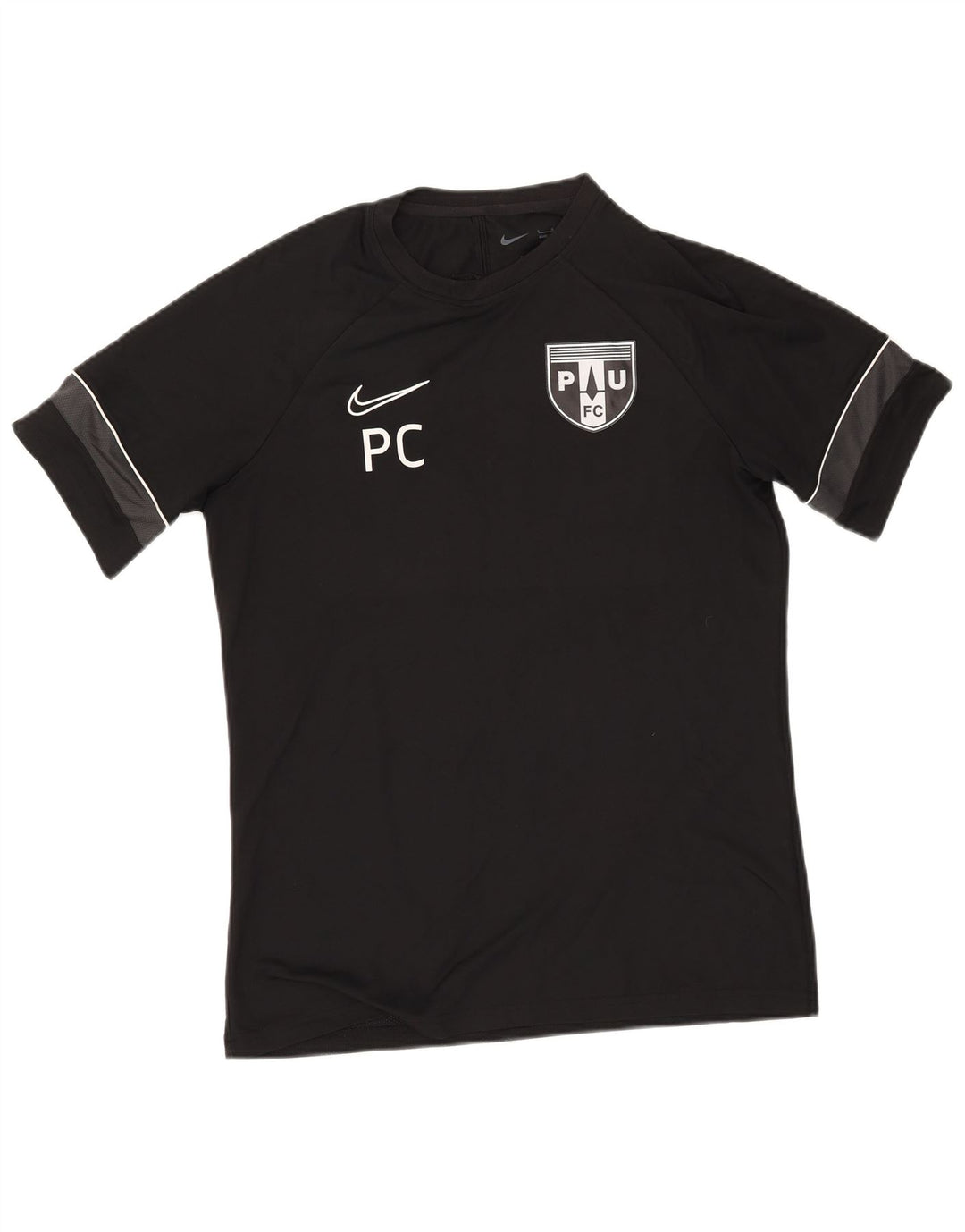 Nike Herren Dri Fit Graphic T-Shirt Top Large Schwarz Farbblock