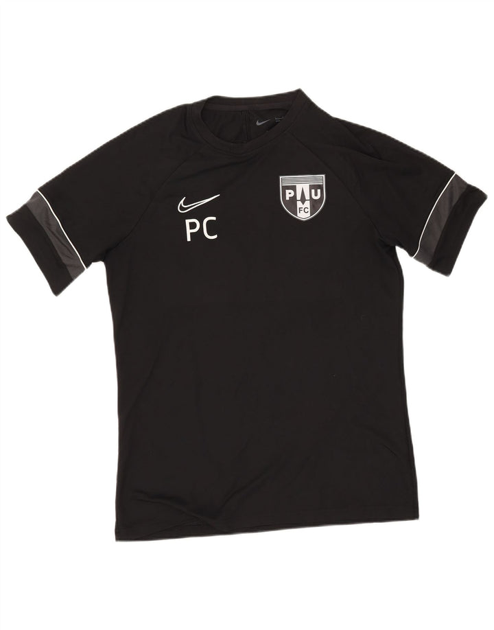 Nike Herren Dri Fit Graphic T-Shirt Top Large Schwarz Farbblock