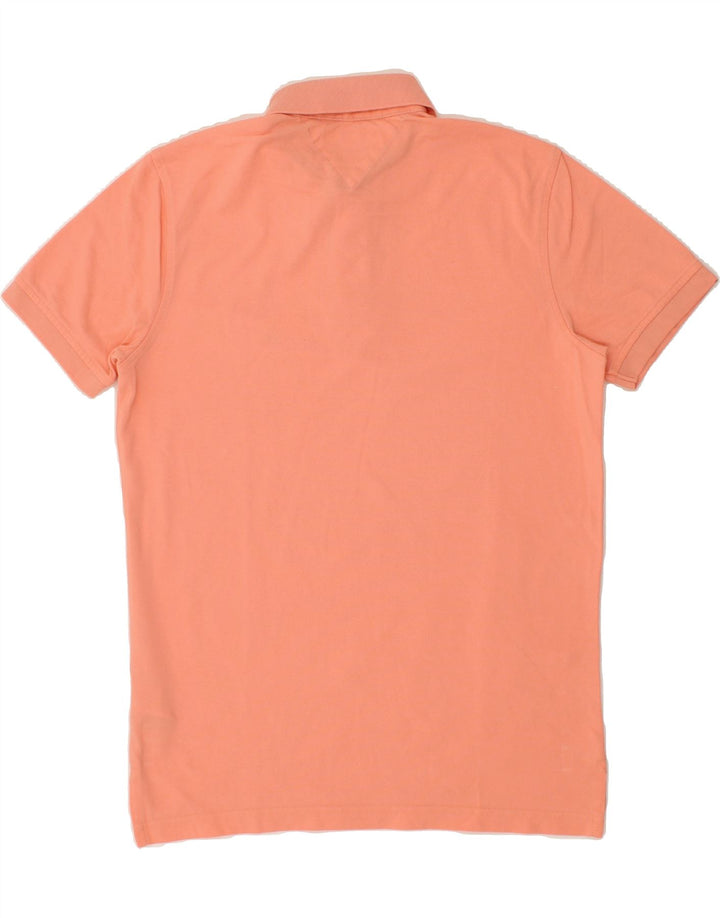 TOMMY HILFIGER Mens Regular Fit Polo Shirt Medium Orange Cotton Vintage Tommy Hilfiger and Second-Hand Tommy Hilfiger from Messina Hembry 