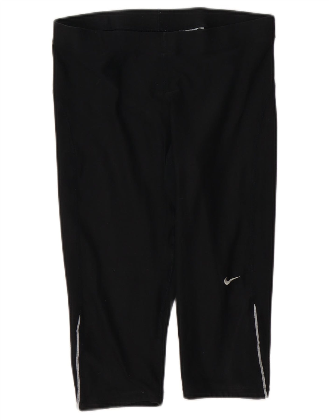 Nike Damen Dri Fit Capri Trainingshose UK 12/14 Medium Schwarz