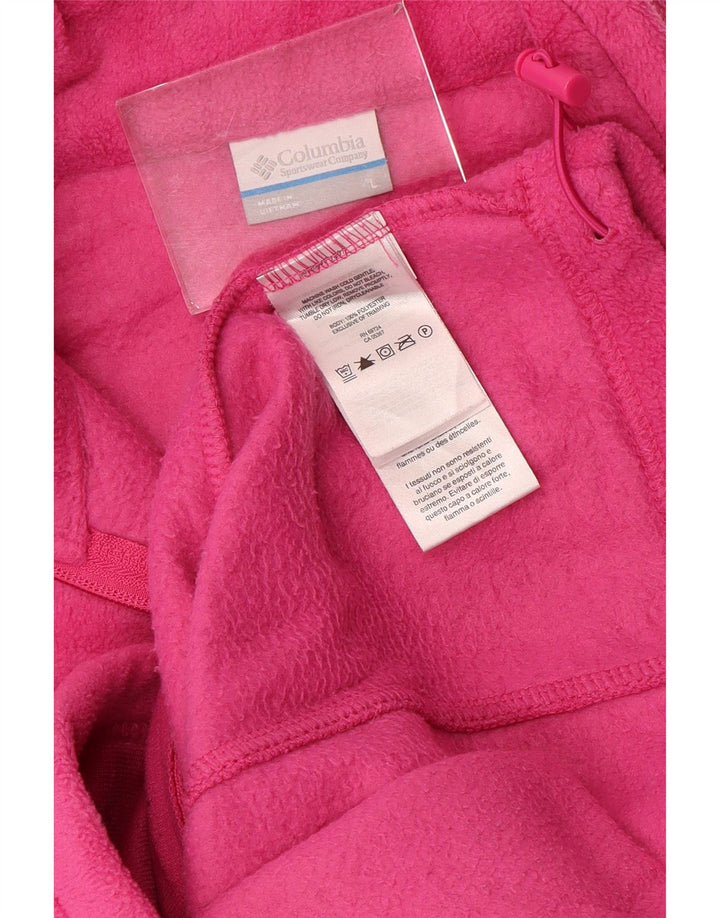COLUMBIA Damen Fleecejacke UK 16 Large Rosa Polyester