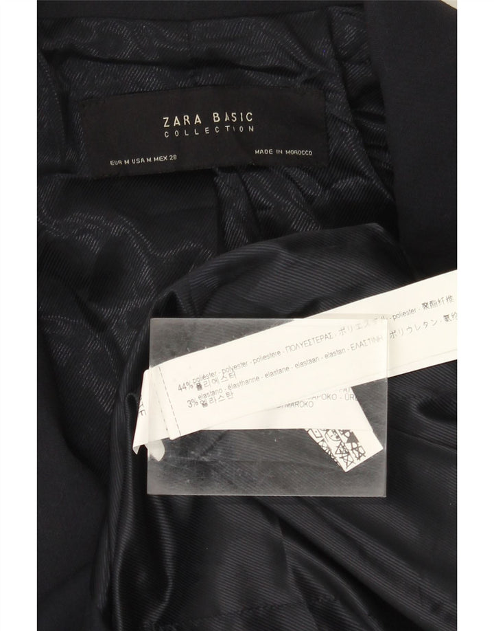 Langer zweireihiger Blazer für Damen von Zara, Gr. 12, mittleres Marineblau