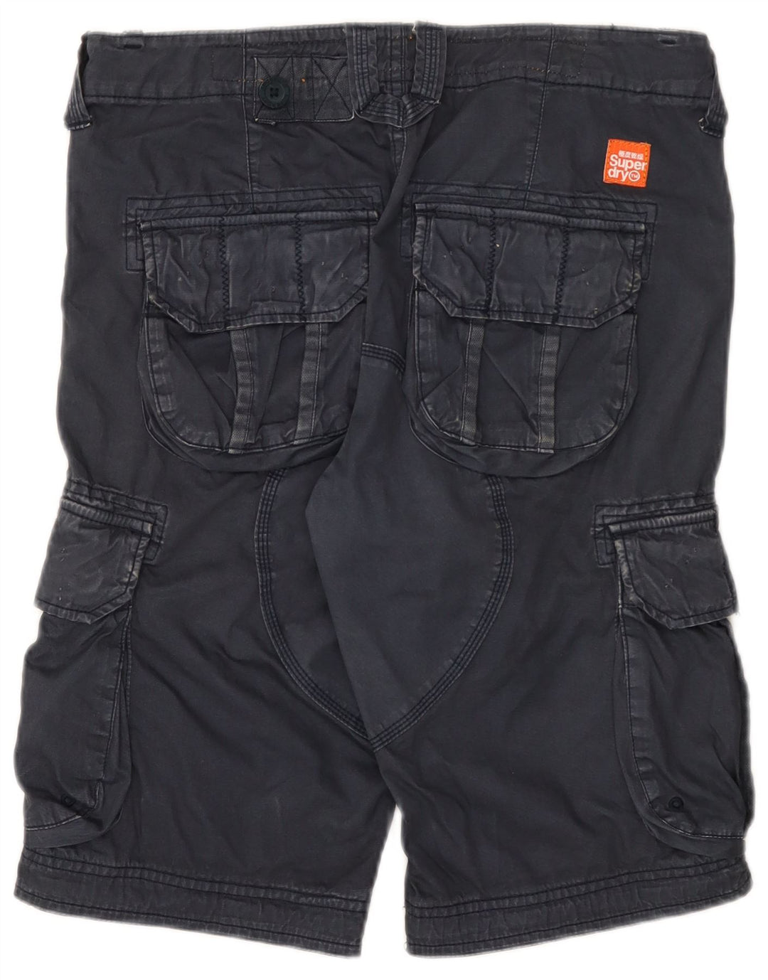 Superdry Herren Cargo-Shorts, Größe S, Größe 32, Marineblau, Baumwolle