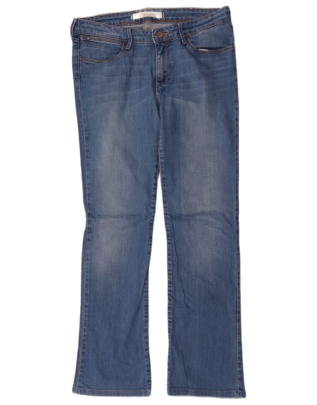 Wrangler Damen Catrin Bootcut Jeans W31 L30 Blaue Baumwolle