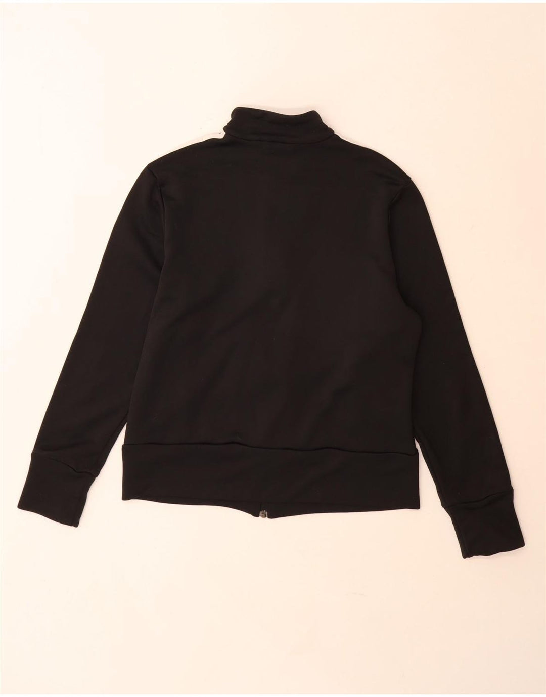 Adidas Damen Trainingsanzug Top Jacke UK 16 Large Schwarz Polyester