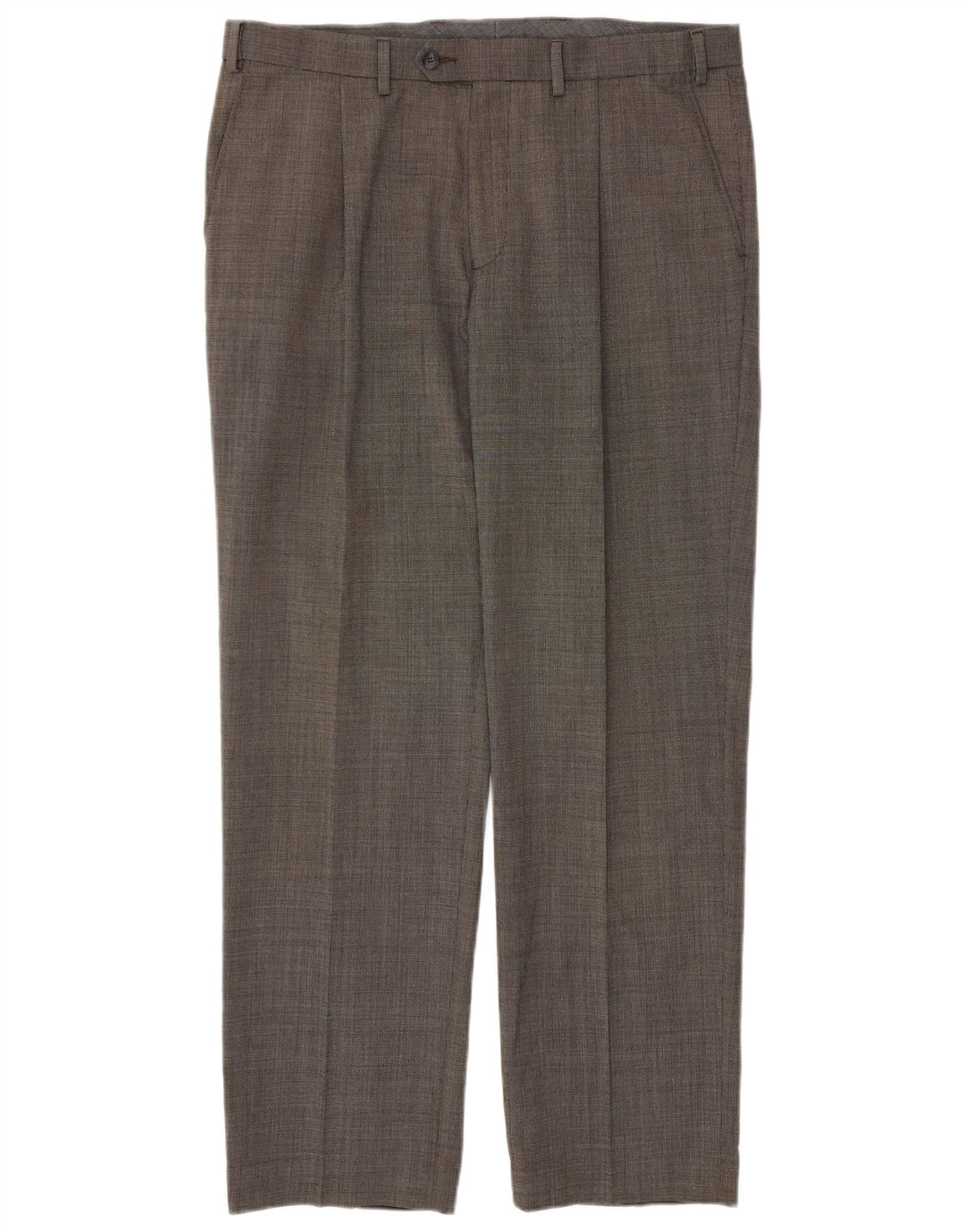 Marks & Spencer Herren-Freizeithose mit normaler Passform, W36, L31, Grau, Polyester