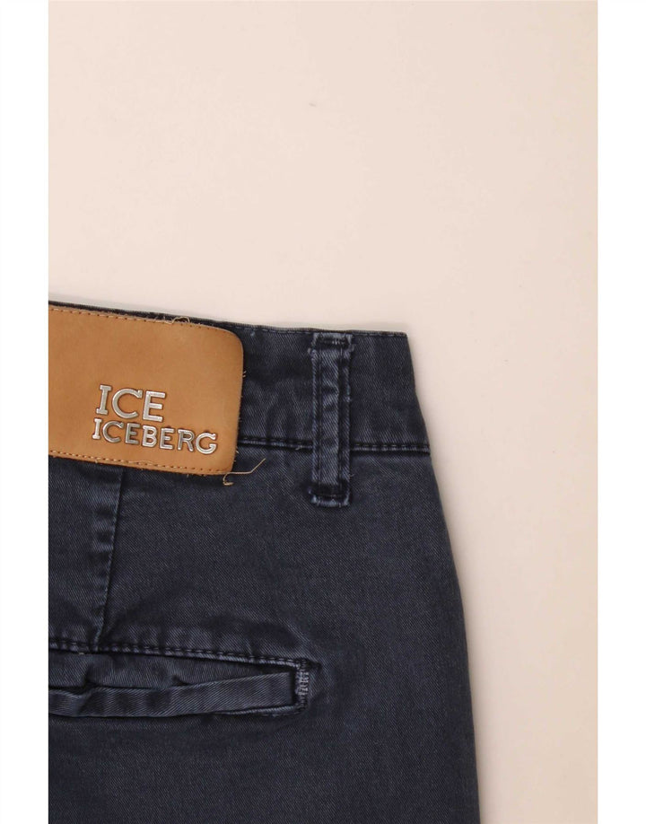 Iceberg Slim Chino-Hose für Damen, W32, L29, Marineblau