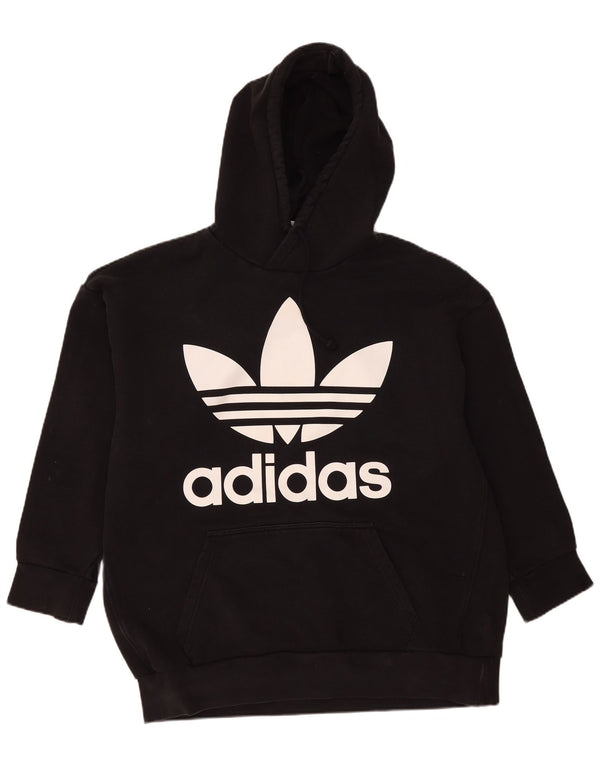 Adidas Herren Graphic Hoodie Pullover Große schwarze Baumwolle
