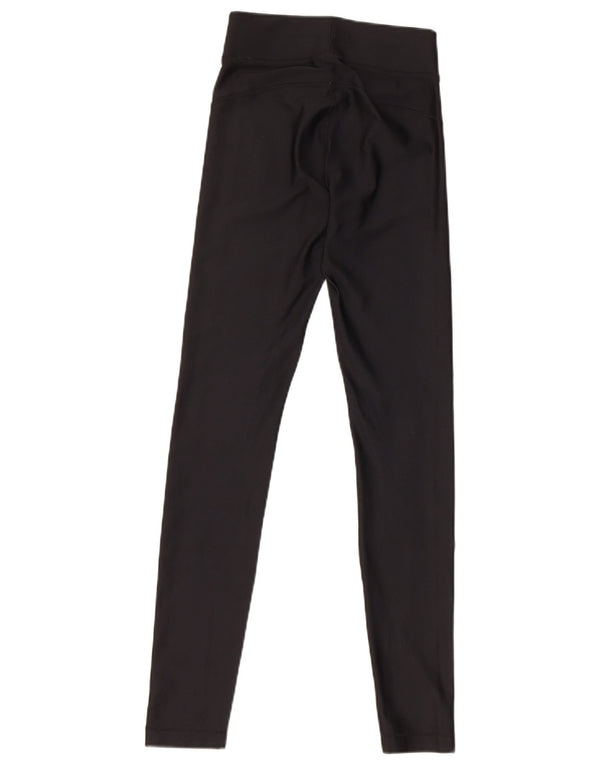 Under Armour Womens Heat Gear Leggings UK 4 XS  Black Polyester