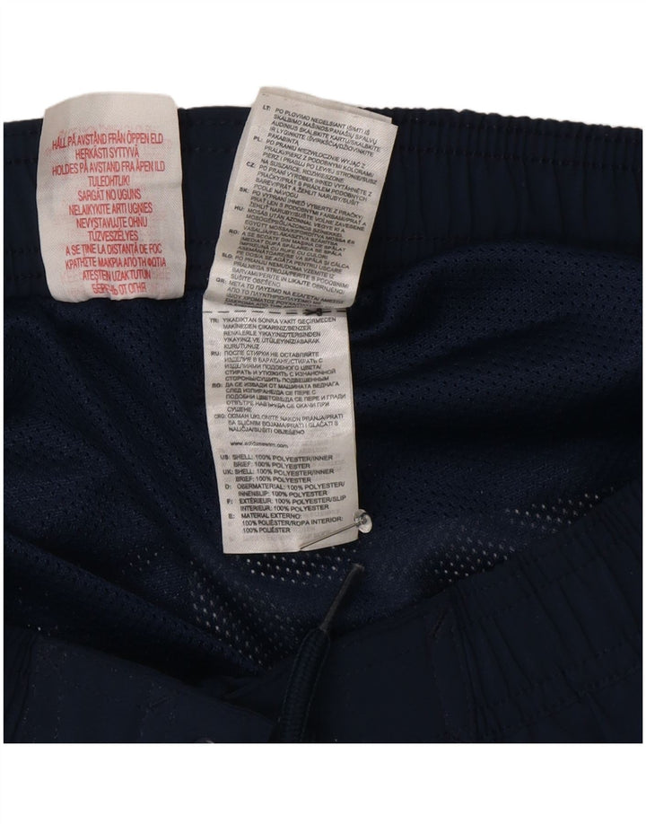 Adidas Jungen Badeshorts mit Grafik, 15–16 Jahre, blaues Polyester