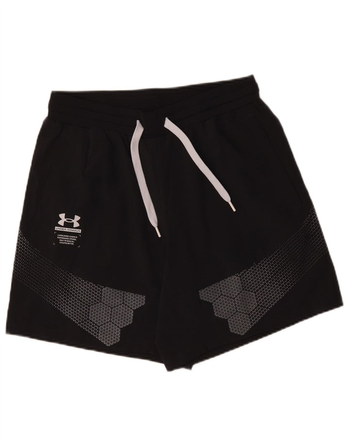 Under Armour Herren Graphic Sport Shorts Mittelschwarzes Polyester