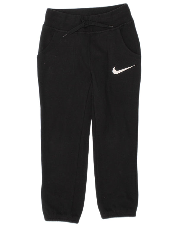 NIKE Mädchen-Trainingshose, Jogginghose, 3–4 Jahre, XS, schwarze Baumwolle