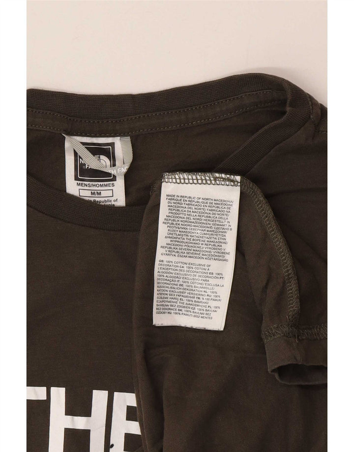 The North Face Herren-T-Shirt mit Grafik, mittlere Khaki-Baumwolle