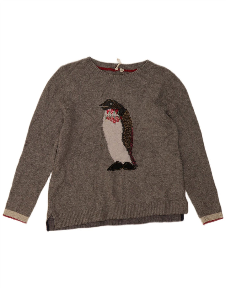 White Stuff Damen-Pullover mit U-Boot-Ausschnitt, Gr. 10, Größe S, Grau, Neuheit