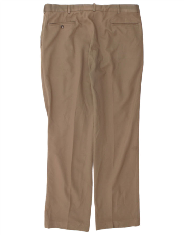 Farah Herren-Anzughose mit Pegged-Anzug, W36, L32, Beige