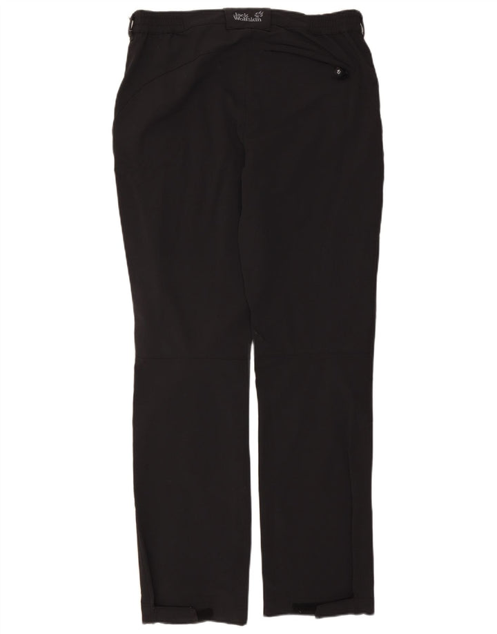 Jack Wolfskin Damen Straight Cargo Hose Medium W30 L33 Schwarz Polyester