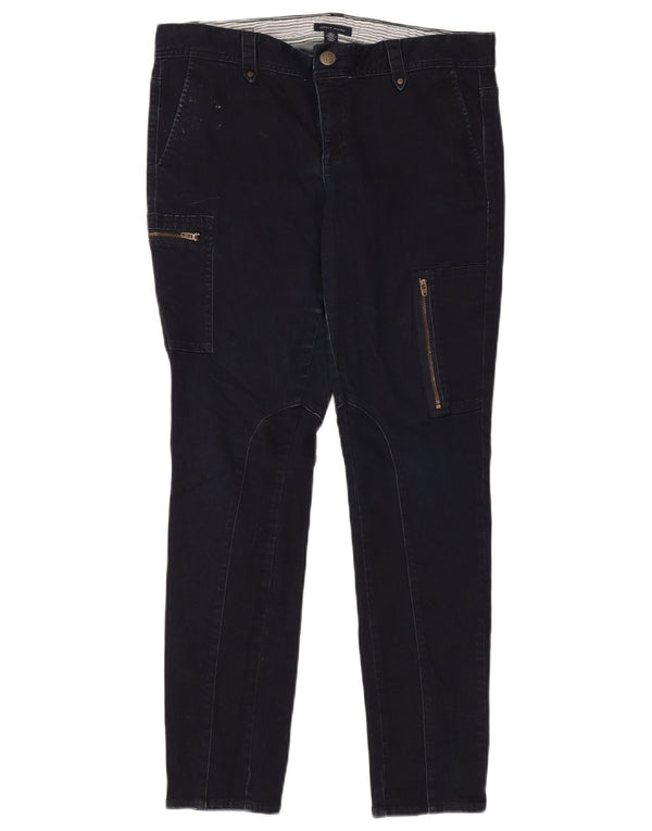 Tommy Hilfiger Damen Cargo Slim Jeans US 12 Large W34 L30 Marineblaue Baumwolle