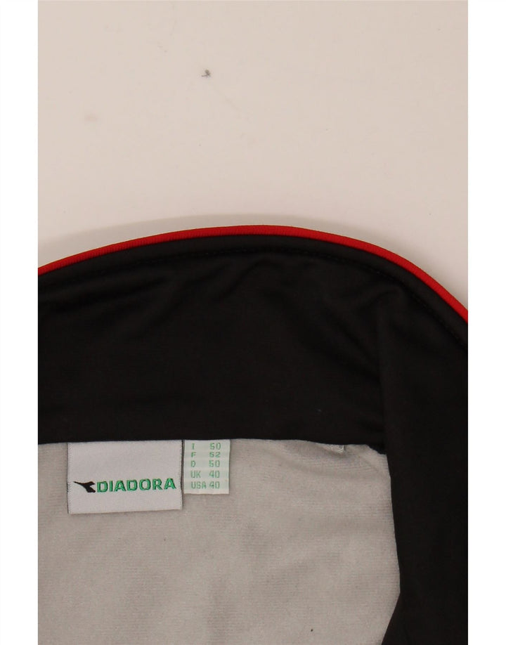 DIADORA Mens Tracksuit Top Jacket UK 40 Medium Grey Polyester Vintage Diadora and Second-Hand Diadora from Messina Hembry 