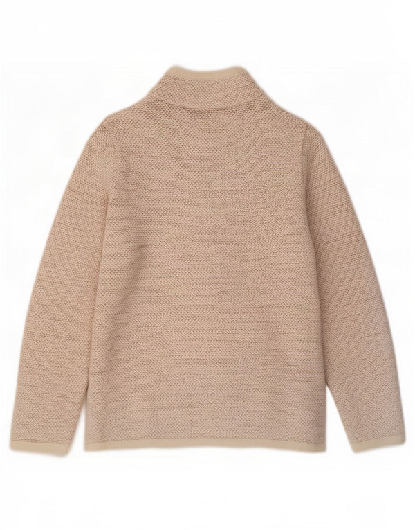 Weird Fish Damen-Trainingsanzug-Oberteil, Jacke, UK 10, Größe S, Beige, Baumwolle