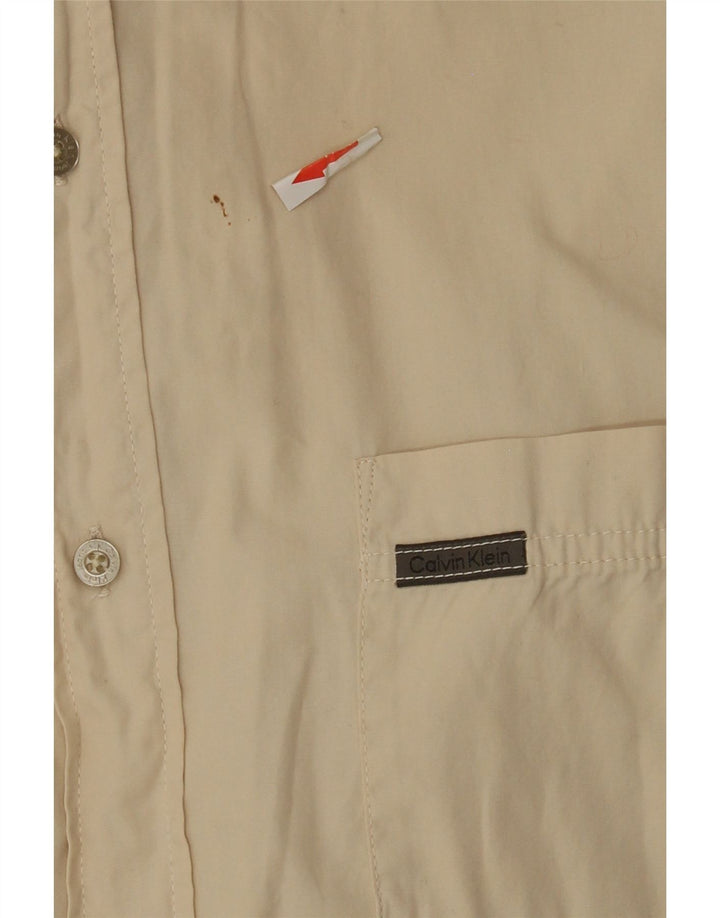 Calvin Klein Jeans Herren Hemd XL Beige