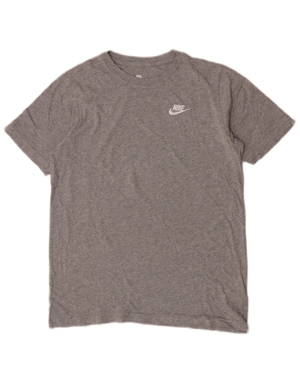Nike T-Shirt für Jungen, 13–14 Jahre, XL, grau gefleckte Baumwolle