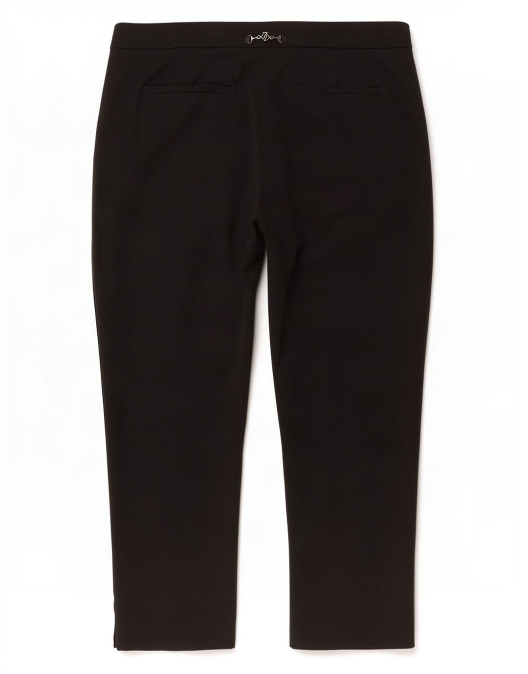 Gerade geschnittene Damenhose von Trussardi, W32, L26, Schwarz