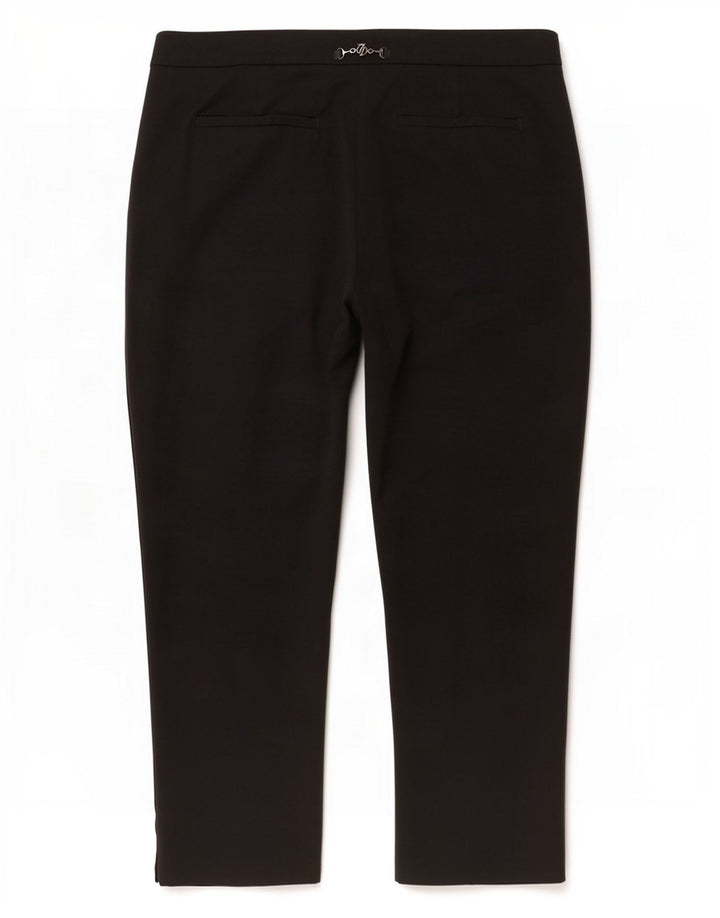 Gerade geschnittene Damenhose von Trussardi, W32, L26, Schwarz