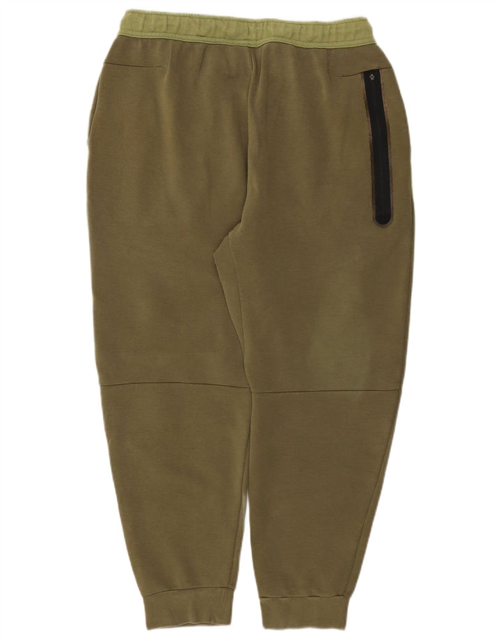 NIKE Herren-Trainingshose, Jogginghose, groß, Khaki, Colourblock-Baumwolle