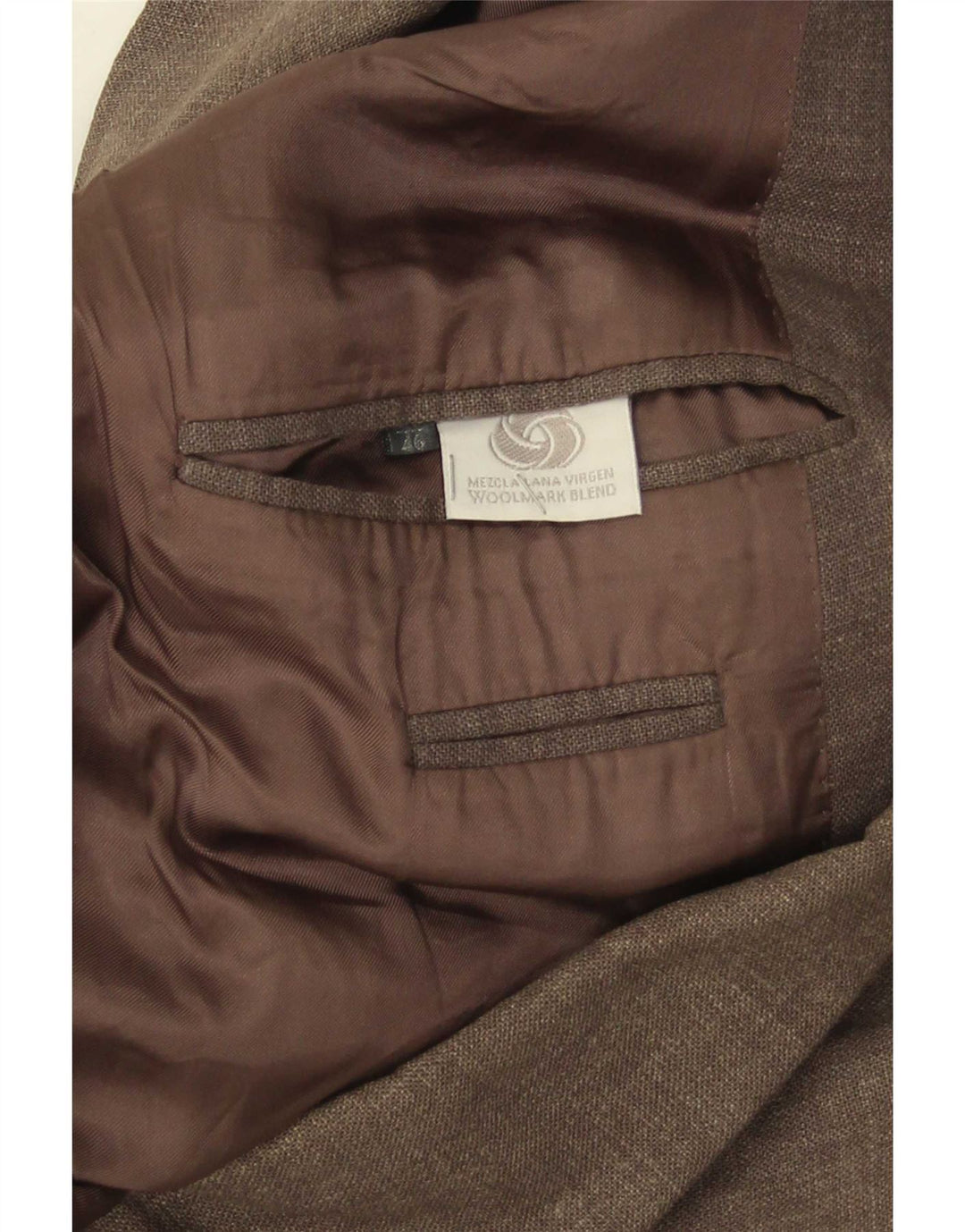 Massimo Dutti Herren-Blazerjacke mit 3 Knöpfen, EU 46, kleine graue Wolle