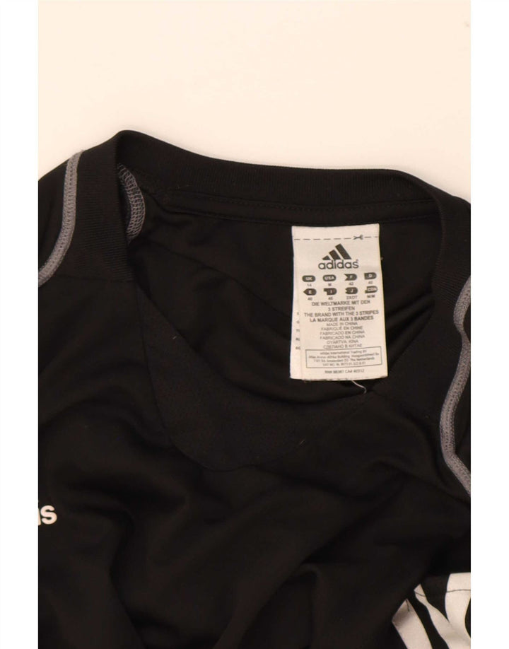 Adidas Damen Climacool Weste Top UK 14 Medium Schwarz Polyester