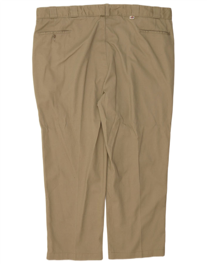 DICKIES Gerade Chino-Hose für Herren, W50, L30, Khaki, Baumwolle