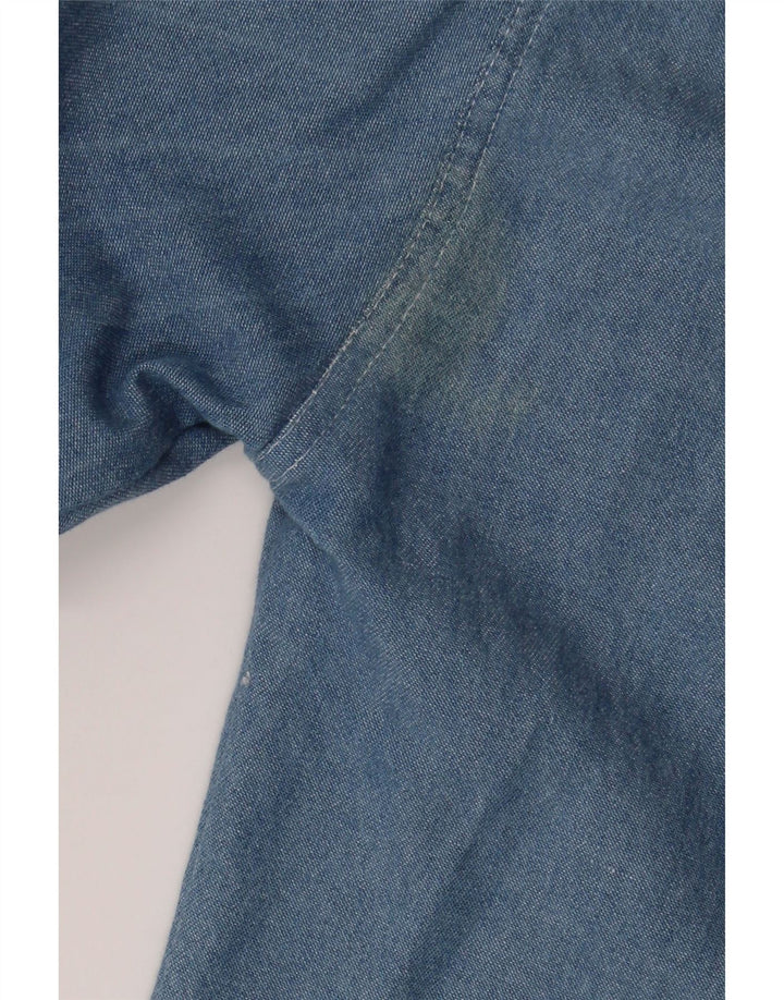 AMERICAN RAG Herren Jeanshemd 3XL Blaue Baumwolle