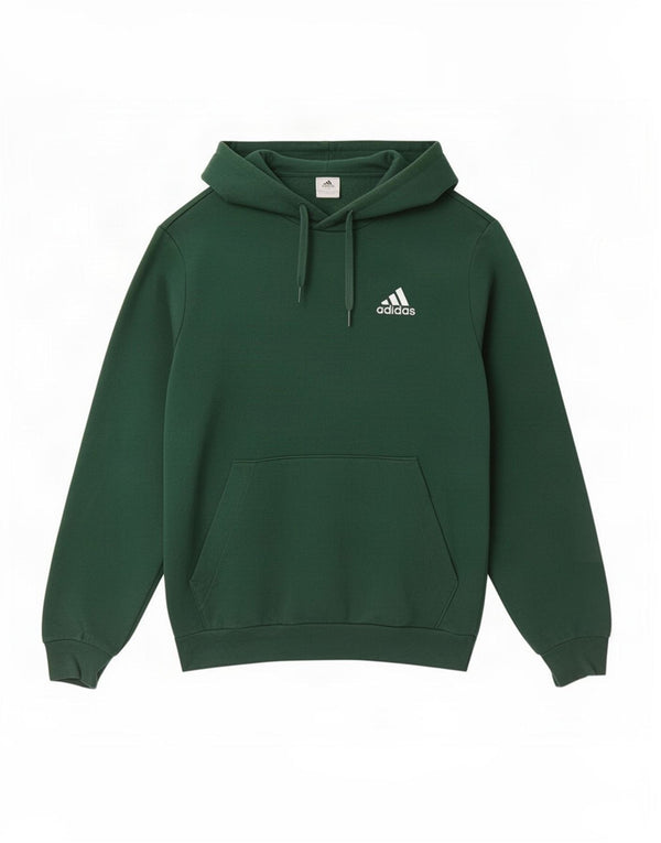 Adidas Herren Kapuzenpullover, klein, grüne Baumwolle