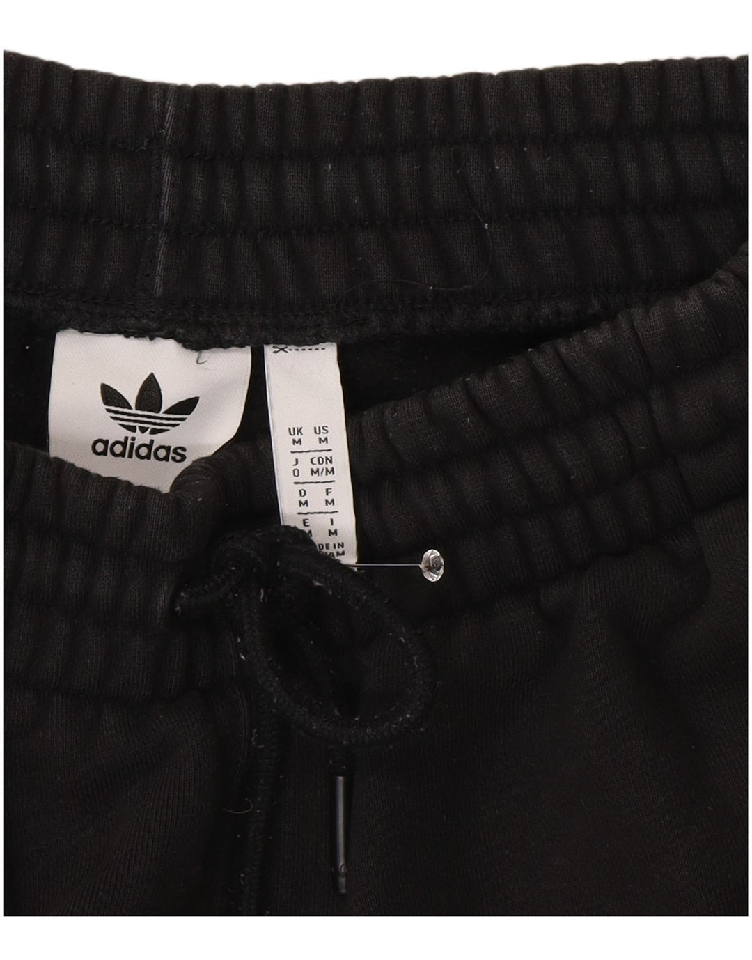 Adidas Herren Sportshorts Medium Schwarz Baumwolle