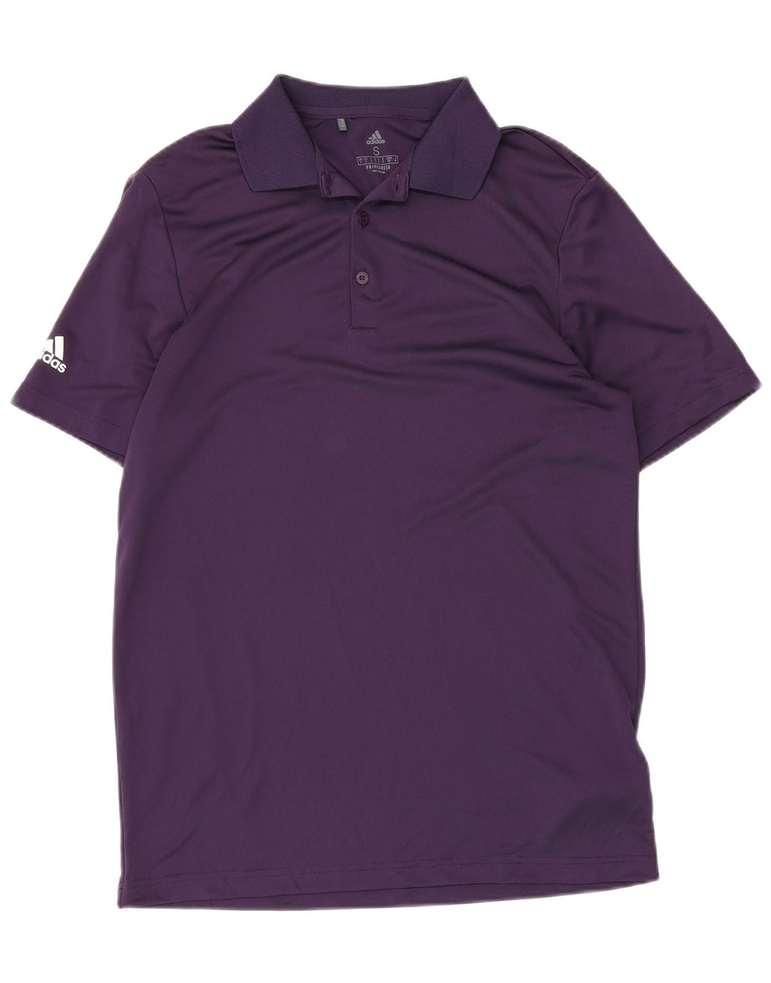 ADIDAS Herren Primegreen Poloshirt Small Lila Polyester