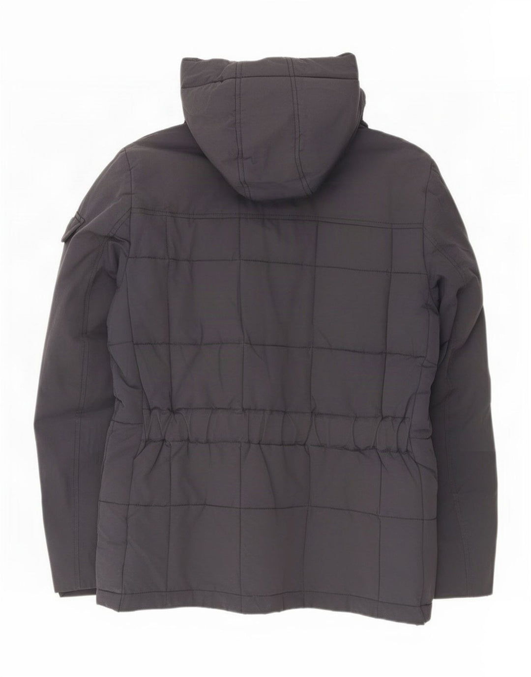 Woolrich Herren-Jacke mit Kapuze, gepolstert, UK 40, Größe L, marineblaues Nylon