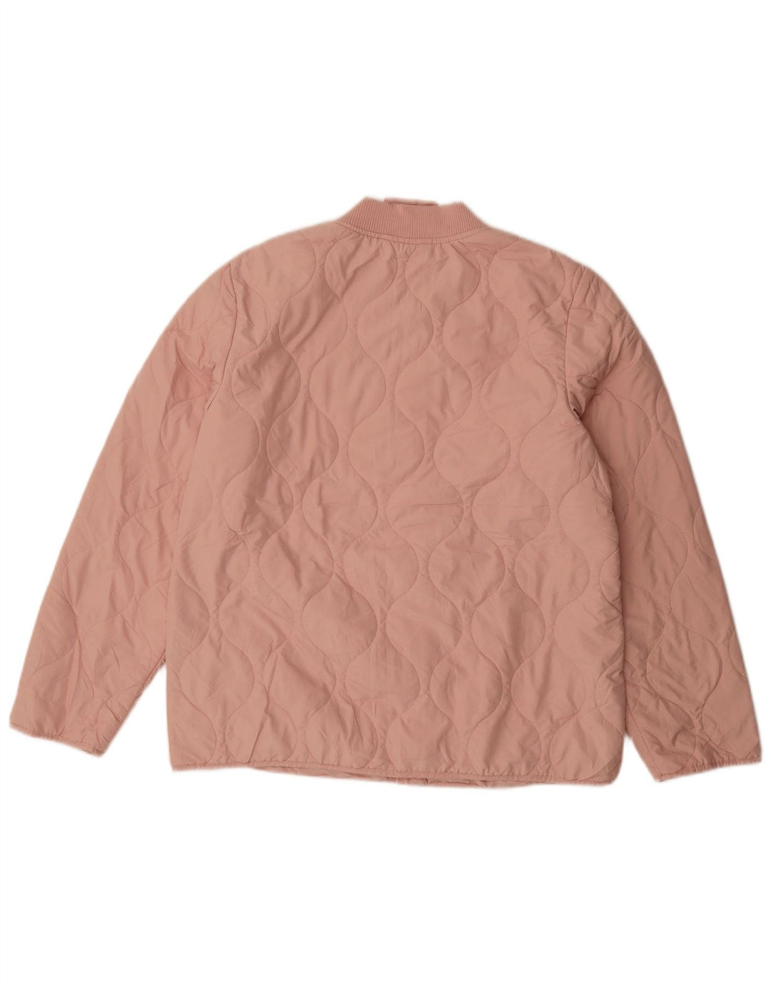 Marks & Spencer Damen Steppjacke UK 12 Mittelrosa Polyester