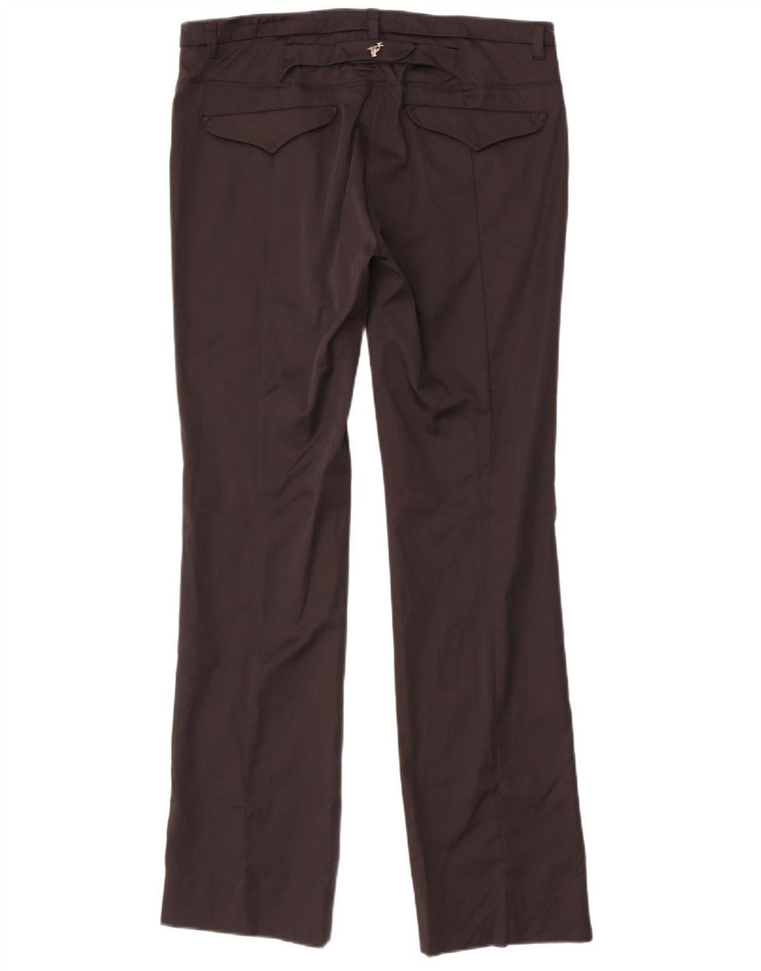 TRUSSARDI Damen Gerade Freizeithose IT 46 Large W32 L31 Schwarz