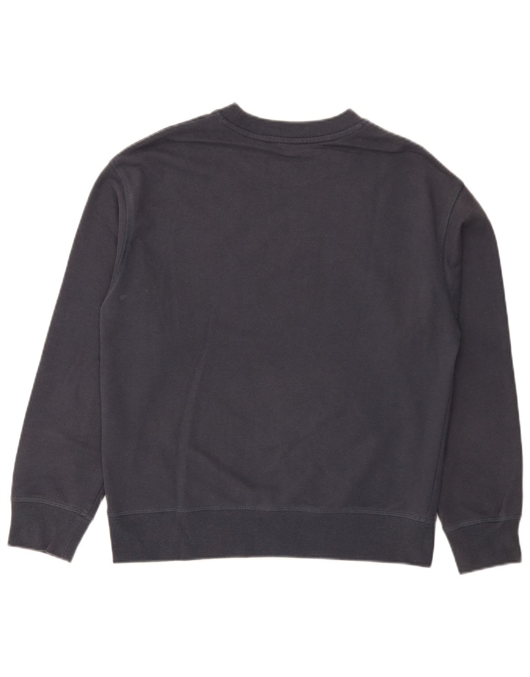 Levi's Damen Grafik-Sweatshirt-Pullover UK 14 Mittelmarineblaue Baumwolle