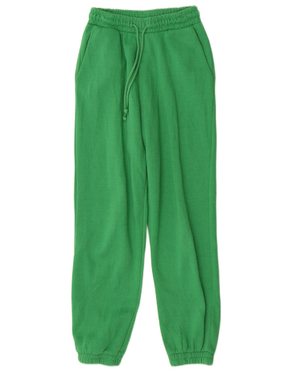 Zara Damen Trainingshose Jogger UK 8 Small Grün